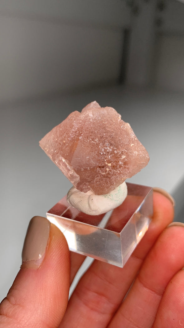 Octahedral Pink Fluorite