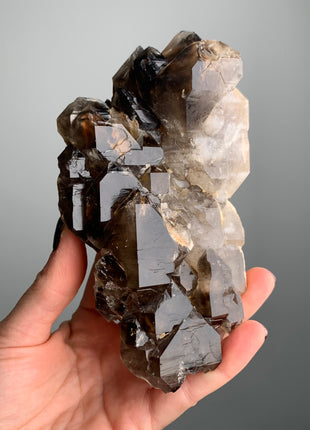 Stunning ! Elestial Smoky Quartz - From Namibia