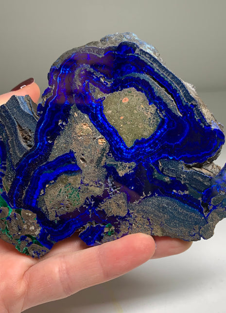 Rare and Amazing ! Blue Azurite from Siberia, Russia