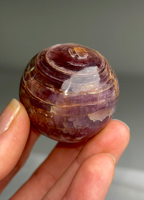 Lilac Lepidolite Sphere from Brazil