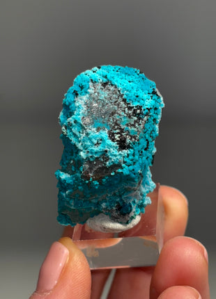 Quartz with Blue Chrysocolla