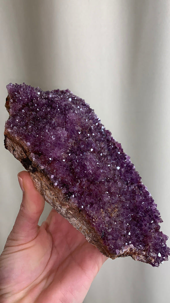 Amethyst Crystals Specimen - 754 Grams, From Alacam Amethyst Mine