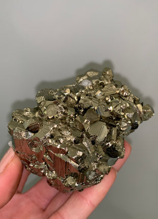 Very Lustrous Pyrite - From Huanzala, Peru