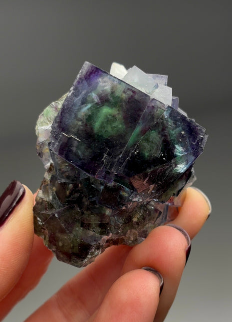 Gemmy Phantom Fluorite from Okorusu Collection # 326