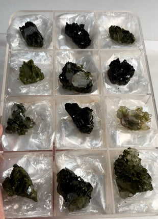 12 Pieces ! High Grade Green Epidote with Quartz Lot