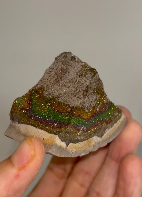 Spectropyrite Specimen from Volga River, Russia 🌈