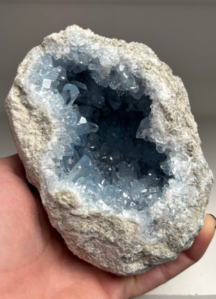 Blue Celestite Geode