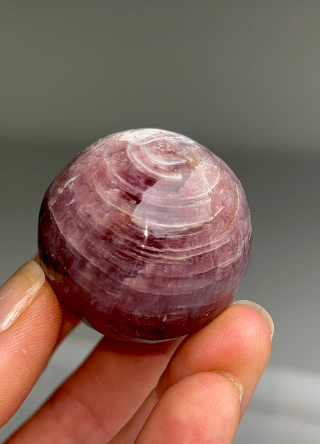 Lilac Lepidolite Sphere from Brazil