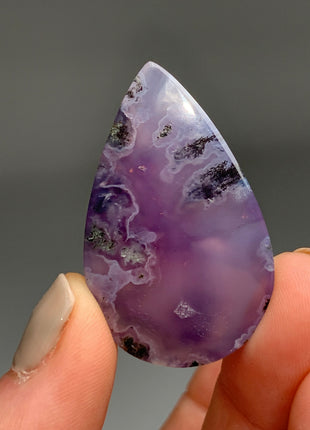 New Arrival ! Purple Moss Chalcedony