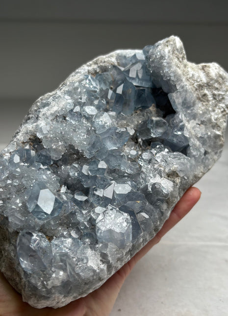 Sky Blue Celestite Geode