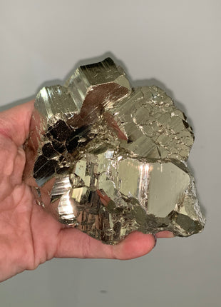 Incredible Pyrite - 593 Grams ! From Huanzala, Peru