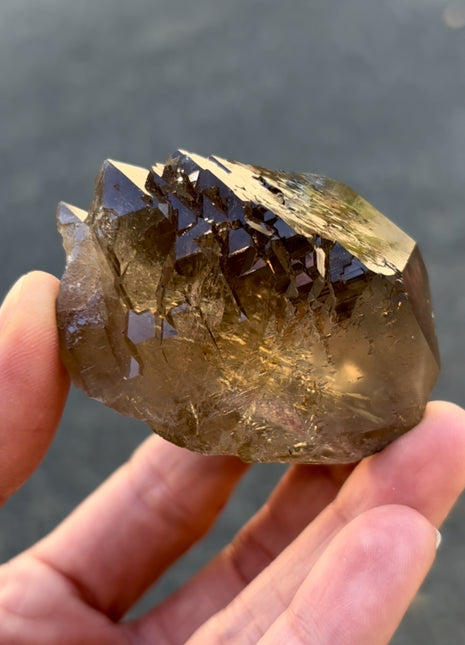 Gwindel Smoky Quartz - From Mont Blanc, France