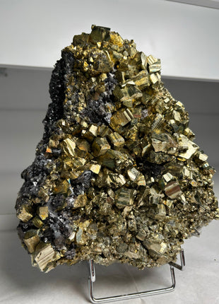 Big Size ! Lustrous Pyrite from Borieva mine, Bulgaria