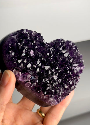 Amethyst Geode Heart PM1417