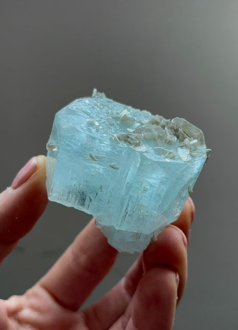 Blue Aquamarine with Muscovite Collection  # 283