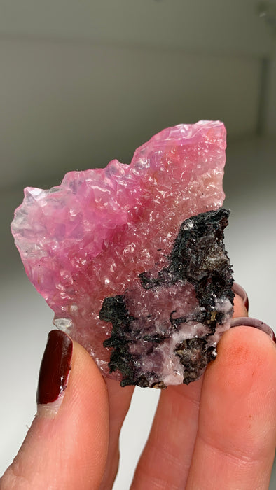 Pink Gel 😍 Cobaltocalcite - From Oumlil mine, Morocco