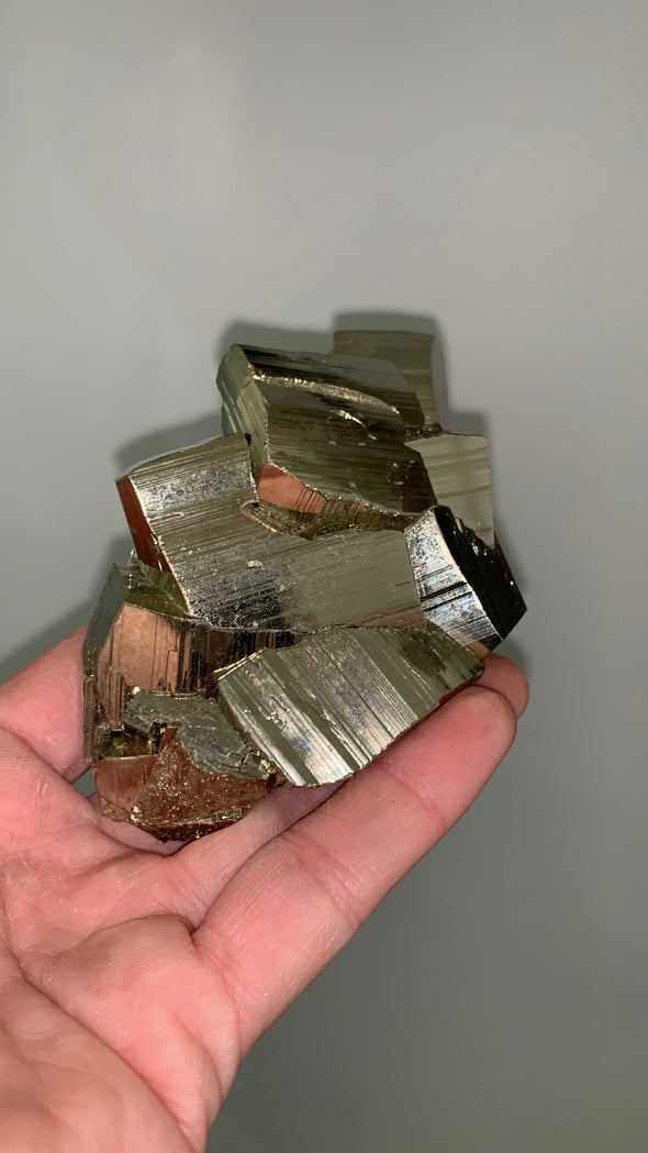 Pyrite Crystals- 450 Grams ! From Huanzala, Peru