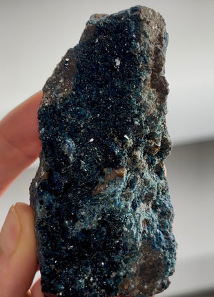 Blue Lazulite from Rapid Creek, Canada PM0626