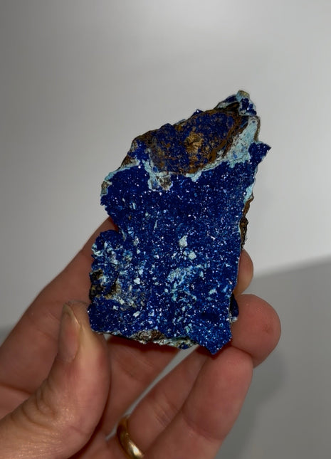 Brilliant Blue Azurite Specimen - uncommon locality !