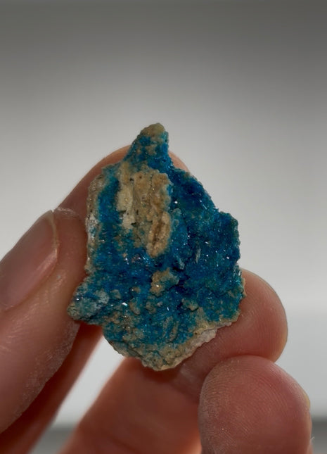 New Arrival ! Blue Veszelyite Specimen PM0491