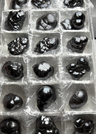 High grade botryoidal Hematite lot - 18 Pieces !
