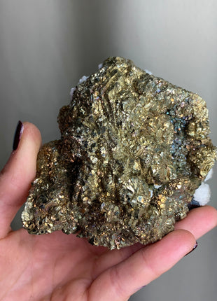 Pyrite Pseudomorph After Pyrrhotite with Sphalerite - From Trepca Mine, Kosovo