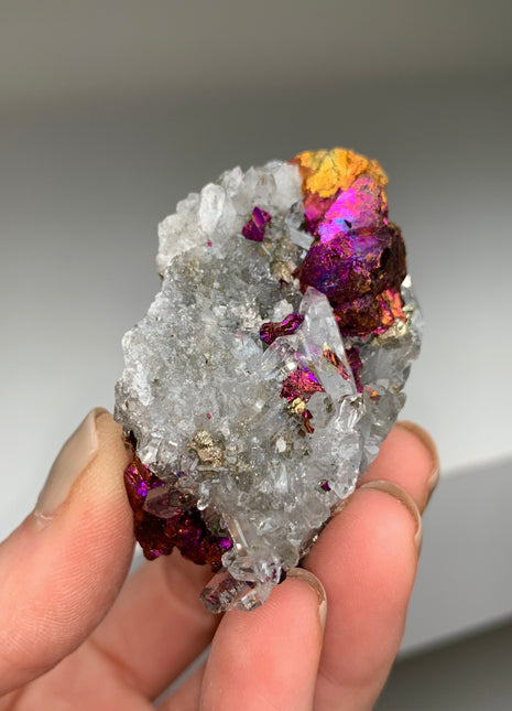 Incredible Chalcopyrite with Quartz - From Baisha Copper mine