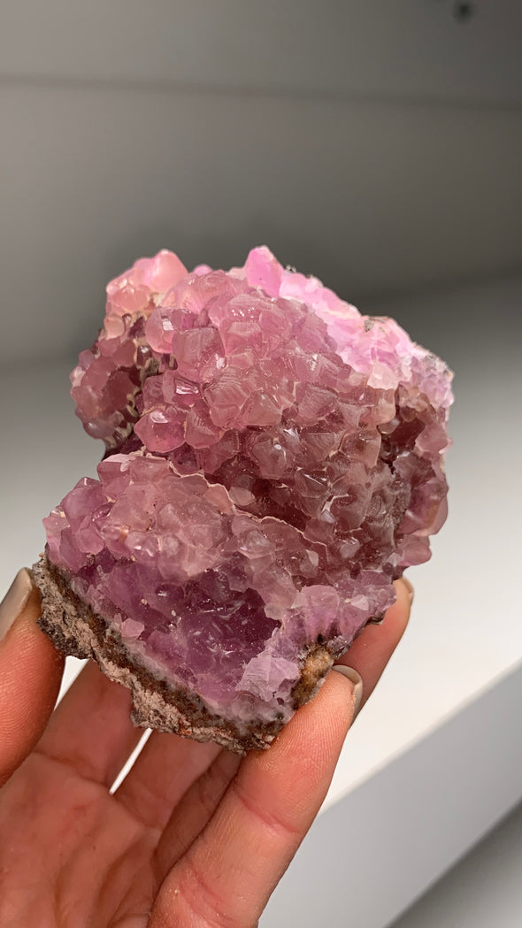 Pink Cobaltocalcite - From Oumlil mine, Morocco