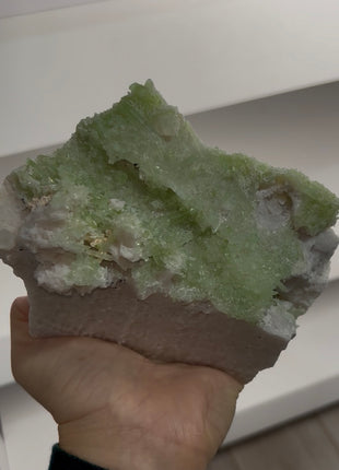 Green Tourmaline with Feldspar PM1396