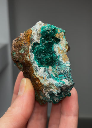 Bright Green Dioptase Specimen