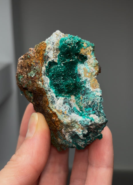 Bright Green Dioptase Specimen