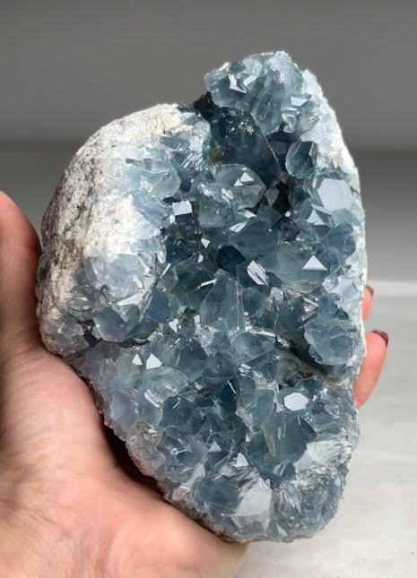 Sky Blue Celestite Geode