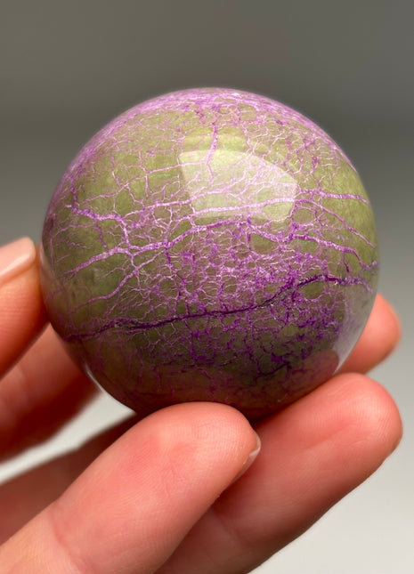 Purple Green Stichtite Sphere