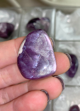 High Grade Flashy Lepidolite Lot - 12 Pieces !