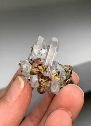 Wow ! Chalcopyrite with Quartz - From Baisha Copper mine