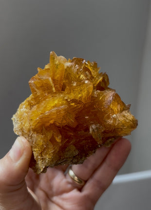 Golden Honey Selenite from Peru 💎 PM0391