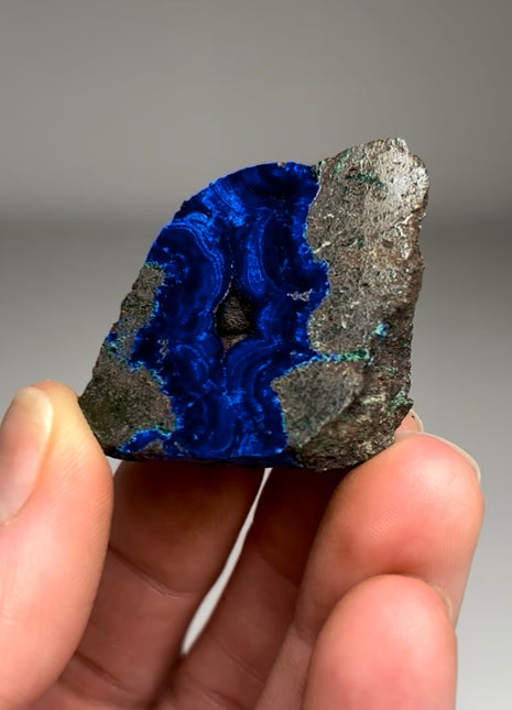 Rare and Amazing ! Blue Azurite from Siberia, Russia