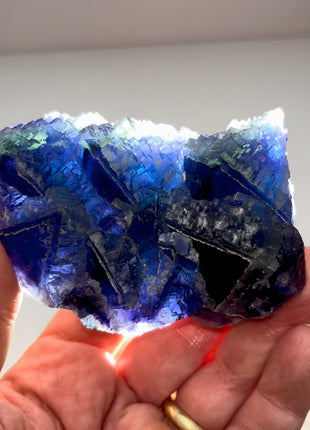 Octahedral Elestial Fluorite PM0281