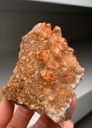 Gemmy Orange Quartz from Saxrönningen, Sweden 🇸🇪