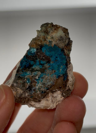 New Arrival ! Blue Veszelyite Specimen PM0486
