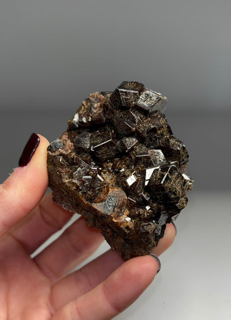 Andradite Garnet Specimen with Big Crystals