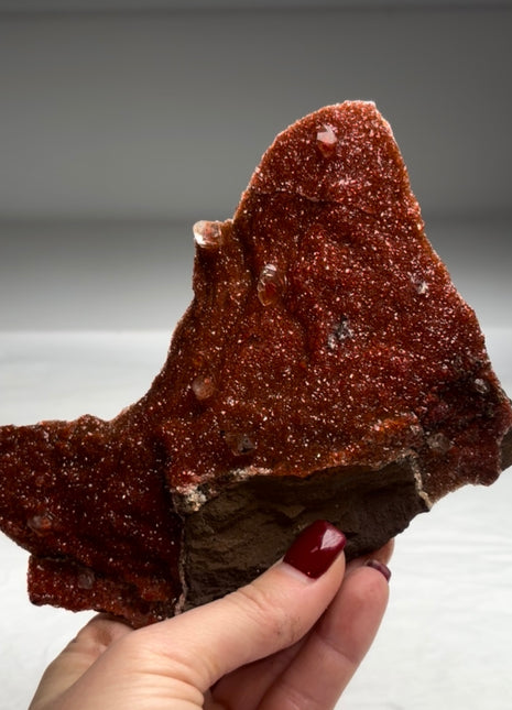 Sparkling ! Red Calcite Specimen