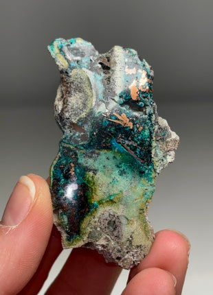 New ! Copper Ore with Blue Chrysocolla