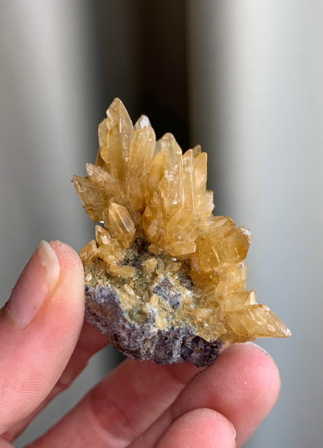 Yellow Selenite - From Lubin mine, Poland