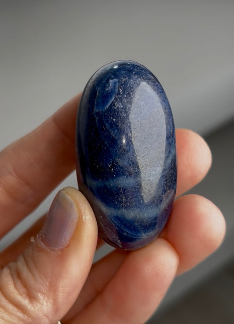 Blue Sapphire Lingam