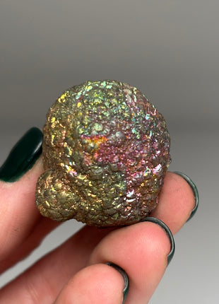 Marcasite Ball with Rainbows