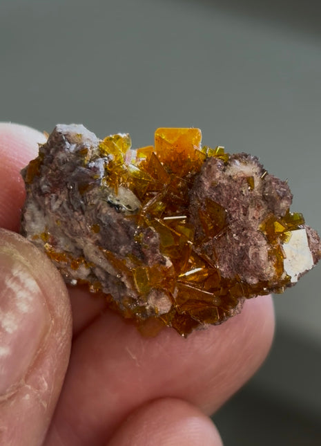 Wulfenite from Rowley mine, Arizona