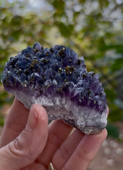 Wow ! Amethyst with Pyrite