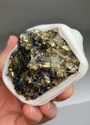 Very High Grade Pyrite with Sphalerite Lot - 22 Pieces !