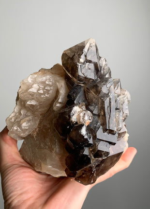 Stunning ! Elestial Smoky Quartz - From Namibia